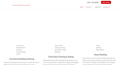 Desktop Screenshot of powerwashingri.com